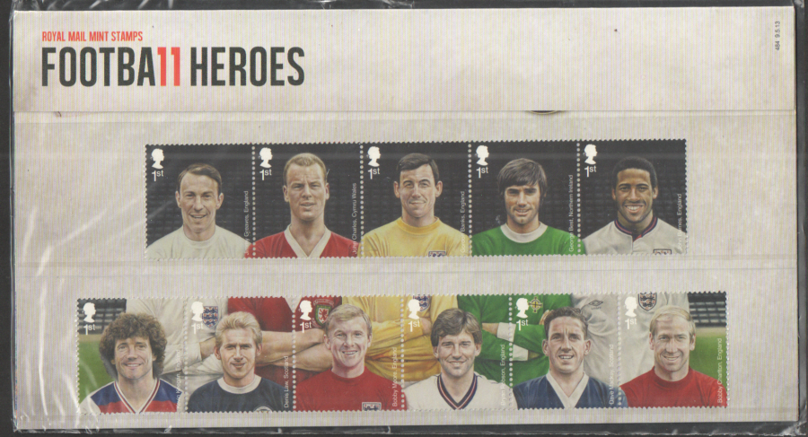 (image for) 2013 Football Heroes Royal Mail Presentation Pack 484